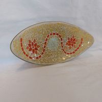 Mosaik Glasschale oval gelb Goldbach Sundern Mecklenburg-Strelitz - Landkreis - Burg Stargard Vorschau