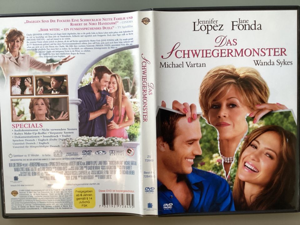 DVD - DAS SCHWIEGERMONSTER mit Jennifer Lopez , Jane Fonda in Mainz