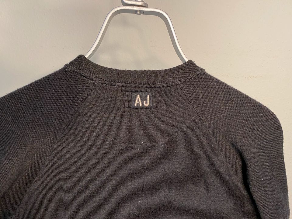 Giorgio Armani Jeans Pullover, anthrazit/ schwarz-grau, Gr. S / M in Köln