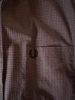 Hemd Fred Perry S rot grau kariert Bayern - Schöllkrippen Vorschau