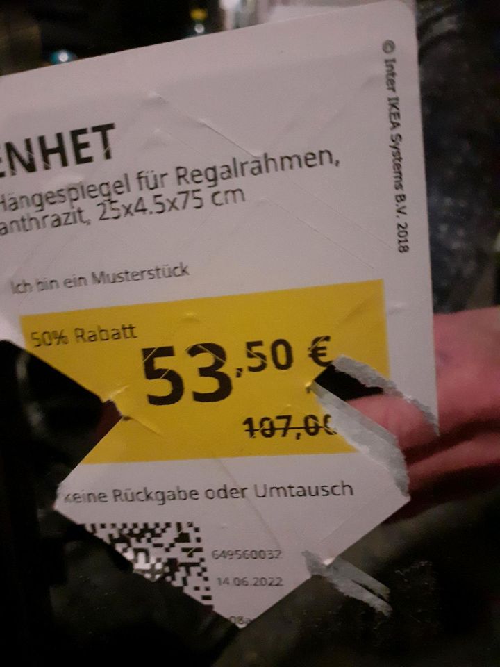 Ikea ENHET Badregal mit Schiebe-Spiegel-Tür in Hamburg