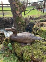 Bronzefigur Ente - Deko für Teich und Garten Nordrhein-Westfalen - Wickede (Ruhr) Vorschau