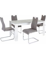 Essgruppe Tisch + 4 Stühle Betonoptik Essen - Rüttenscheid Vorschau