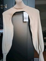 Neu! Cut-Out Oberteil Sweater Pullover M S Zara beige creme Berlin - Charlottenburg Vorschau