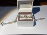 Pandora Armband Silber mit Taschen-Clip Zirkonia in Gelbgold(585) Bremen - Vegesack Vorschau