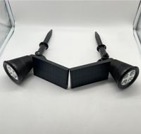 2x LED Solarleuchte Strahler Gartenlampe Solarstrahler Niedersachsen - Soltau Vorschau