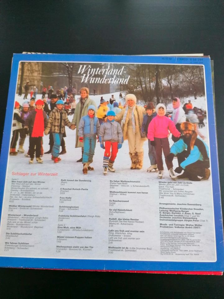 5 Schallplatten mit "Weihnachtsliedern" in Machern