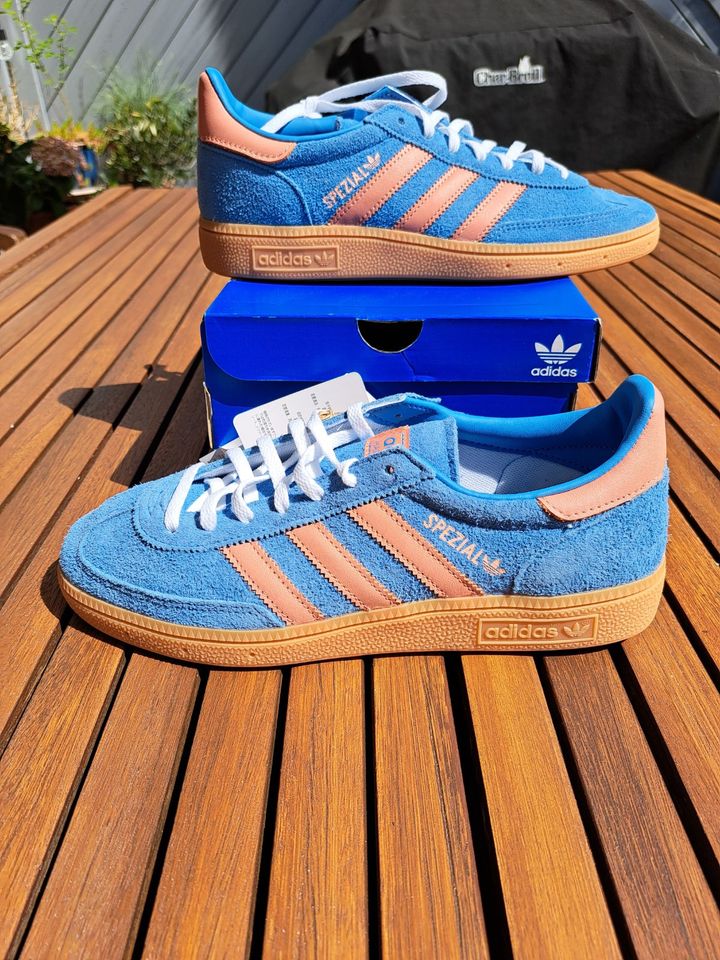 ADIDAS Handball Spezial W hellblau Light Blue/ Wonder Clay 40 in Eckental 