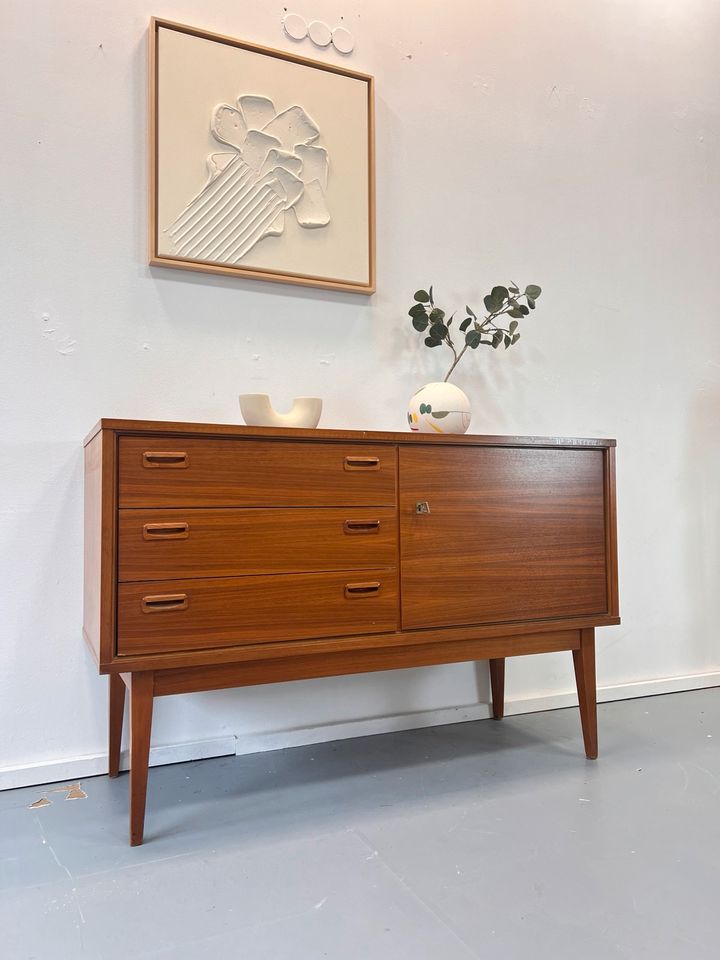 Teak Sideboard Vintage Mid Century 60er Kommode Anrichte 70er in Hamburg