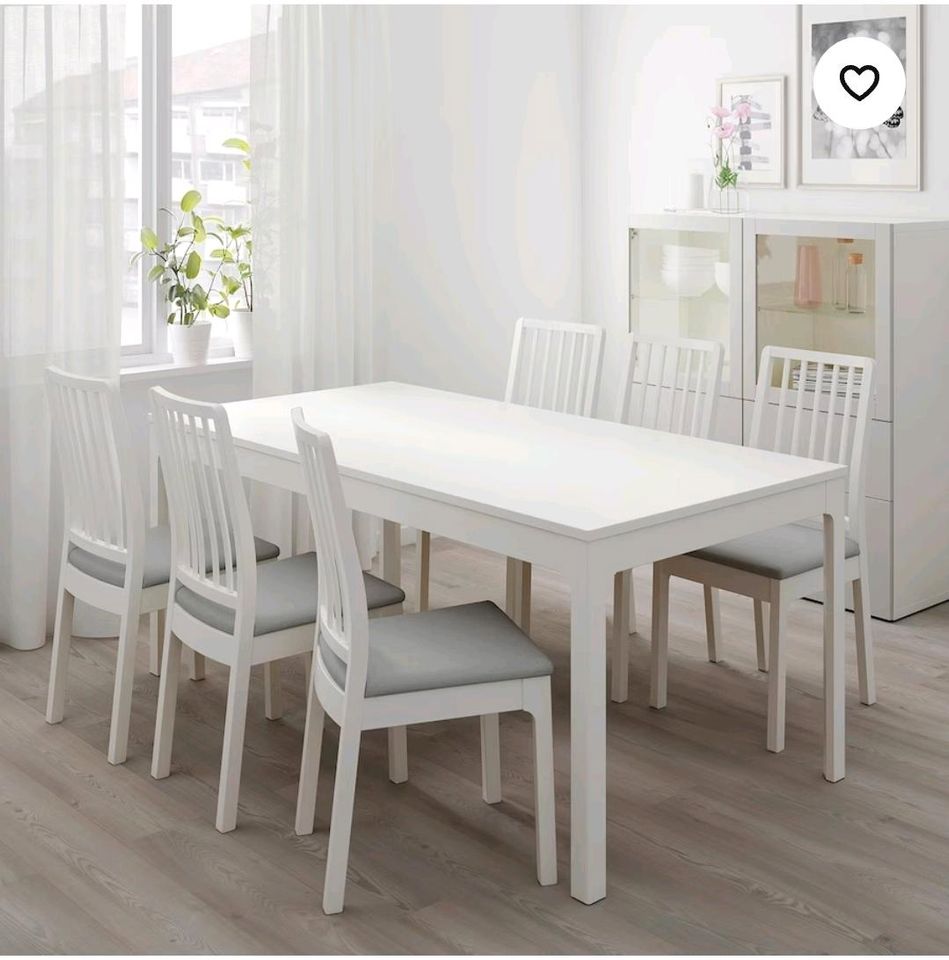 Ausziehtisch Esstisch weiß 180/240x90 cm Ekedalen Ikea in Speyer