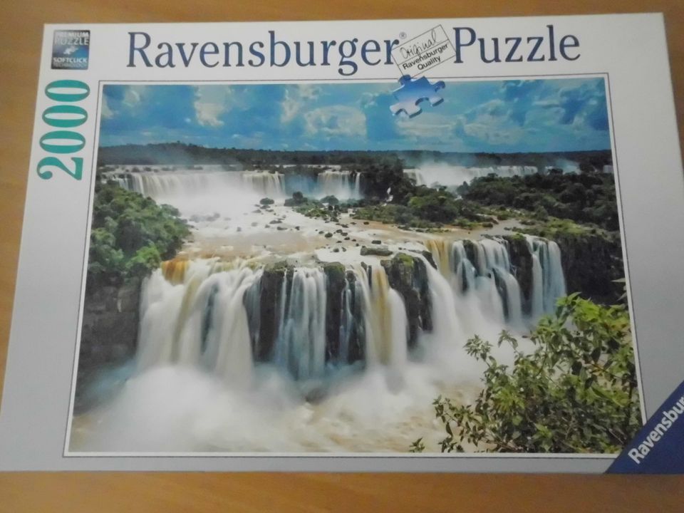 Ravensburger Puzzle 2000 Teile, Motiv Wasserfälle von Iguazu in Barum