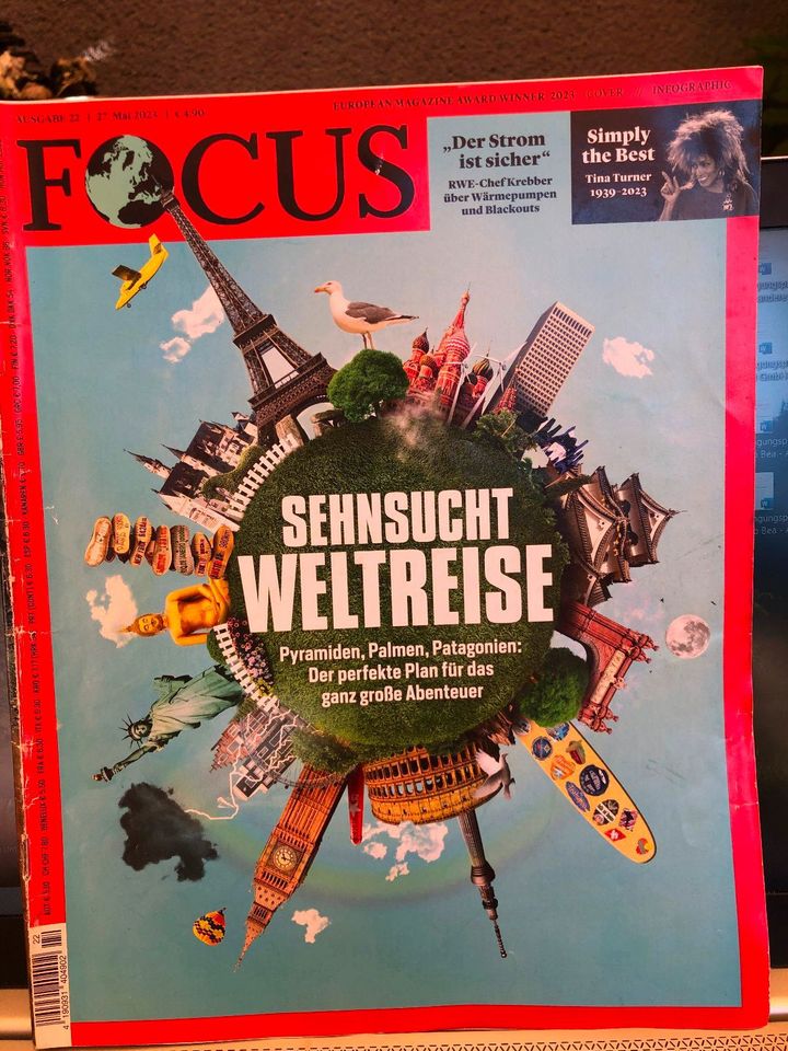 Nachrichtenzeitschriften-Pack 9 - 4 FOCUS-Magazine in Bergheim