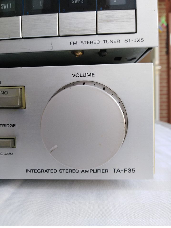 Sony Stereo Tuner ST-JX5 und Verstärker Stereo Amplifier TA-F35 in Bornheim
