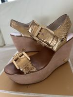 Michael Kors, High Heels Sandalen, Leder Gold. Top Zustand.gr.7M Nordrhein-Westfalen - Nettetal Vorschau