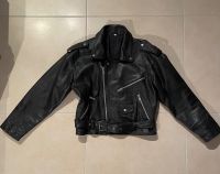 Vintage Lederjacke Schwarze Motorradjacke 50er 60er Jahre Jacke Bayern - Plattling Vorschau