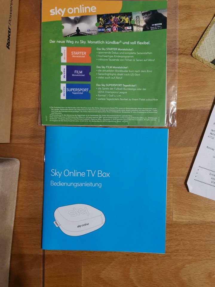 Sky online TV Box in Pleidelsheim