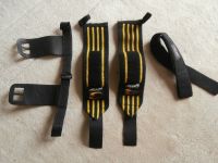 lift straps, wrist wraps, Gewichtheberzubehör, 4 Teile Mecklenburg-Vorpommern - Spantekow Vorschau