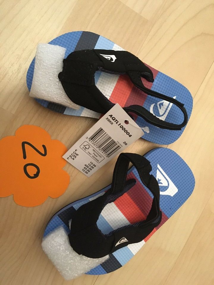 Quiksilver Badeschuhe Flipflops, NEU, Größe 20 in Frankfurt am Main