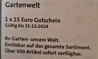 15€ Gutschein Gartenwelt Saarland - Völklingen Vorschau