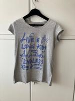 T-Shirt Grau Life is for long kisses , Italien, Gr.S, Damen Bayern - Kumhausen Vorschau