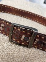 Vintage Leder Gürtel Mexiko handmade Lübeck - Travemünde Vorschau