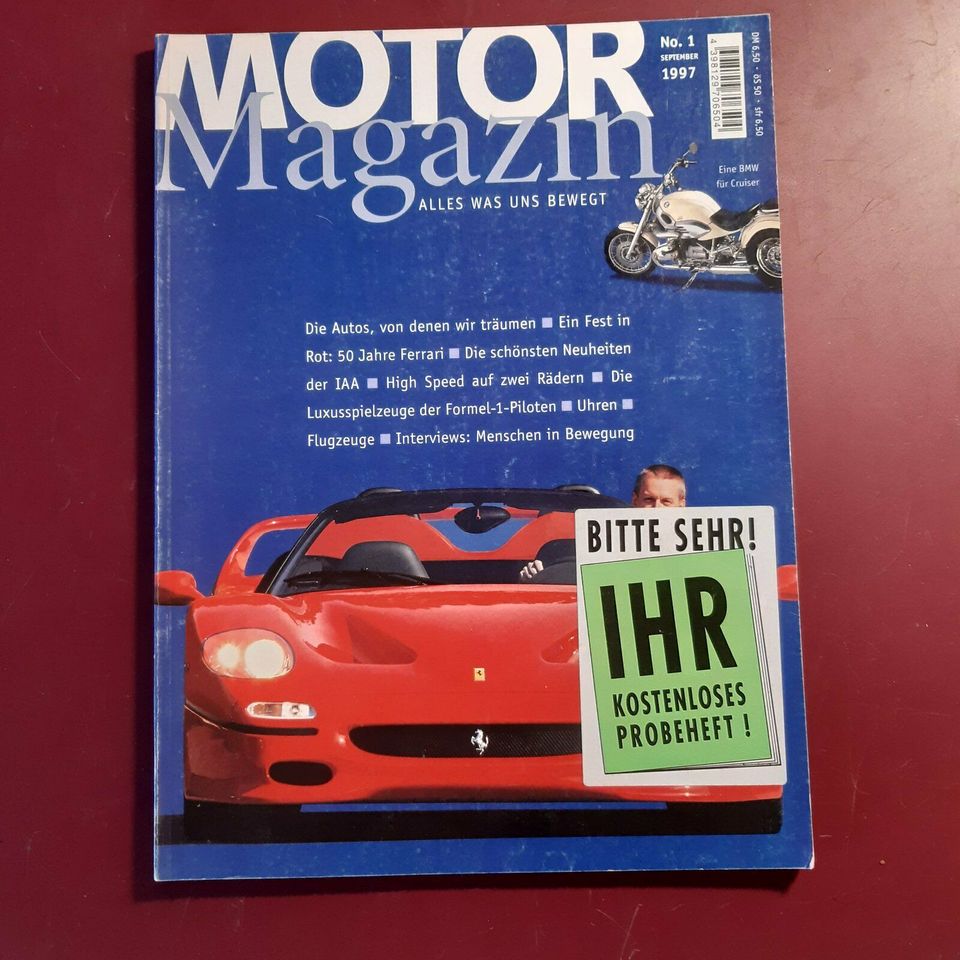 > MOTOR Magazin < No 1 September 1997 in Winsen (Luhe)