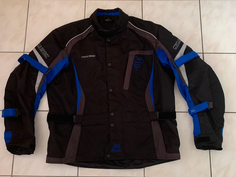 Neuwertige Biker Motorrad Jacke Protektoren Gr 3XL in Kolkwitz