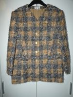 Cavita hochwertiger Blazer 46 XL grau gelb gold Wolle Damenjacke Nordrhein-Westfalen - Mülheim (Ruhr) Vorschau