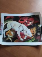 Kunstdruck Franz Marc "Der Hund, der Fuchs und die Katze" Niedersachsen - Bomlitz Vorschau