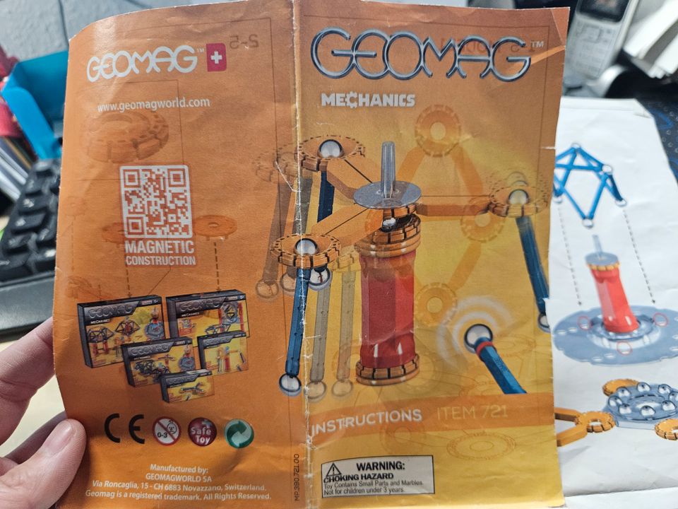 3 Sets Geomag Mechanics / Gravity 725, 721, 773 in Düsseldorf