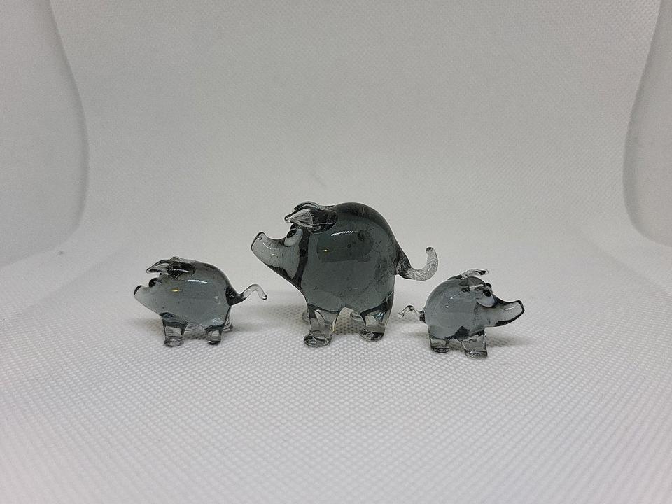 Schwein Glas Ferkel Familie Handarbeit Thüringen in Stuttgart