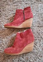 bordeauxrote Stiefeletten Gr. 41 von Esprit Nordrhein-Westfalen - Nörvenich Vorschau
