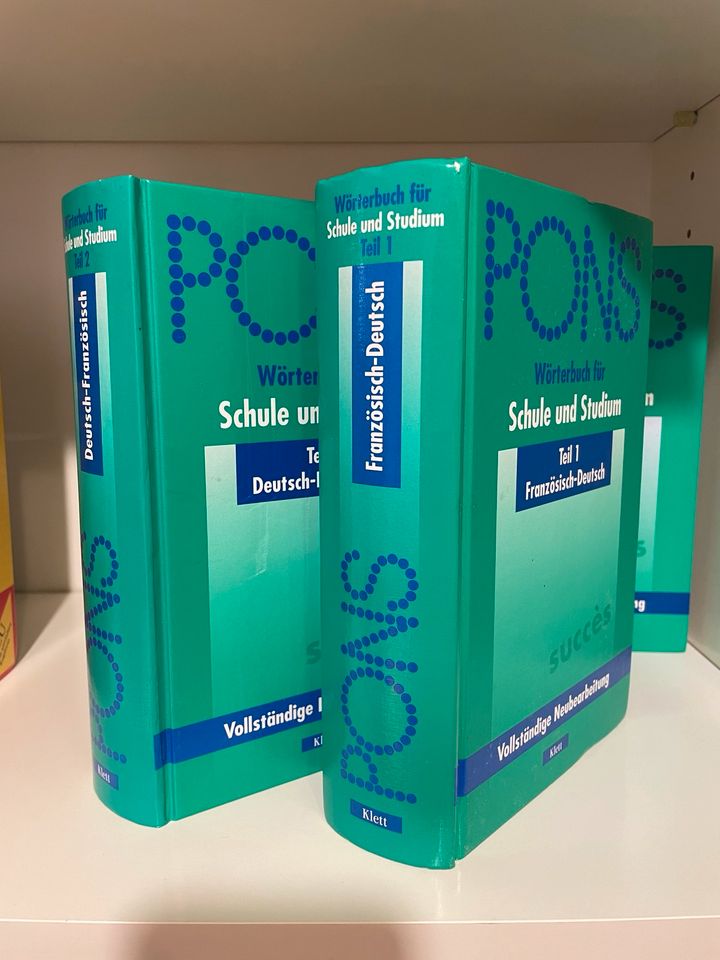 Pons Schulwörterbuch Französisch Deutsch - deutsch französisch in Weinheim