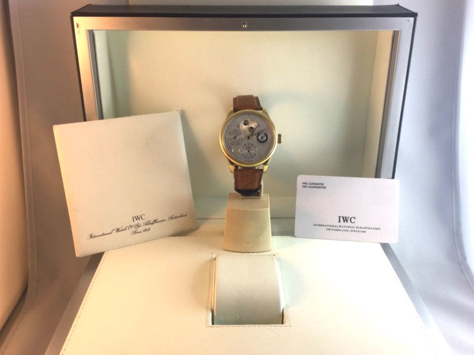 IWC Portugieser Ewiger Kalender IW502105 750 Gelbgold Bj.2005 44m in Bottrop