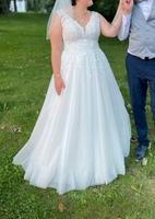 Wunderschönes Brautkleid in Creme – Größe 42 – mit Schnürung Sachsen-Anhalt - Teuchern Vorschau