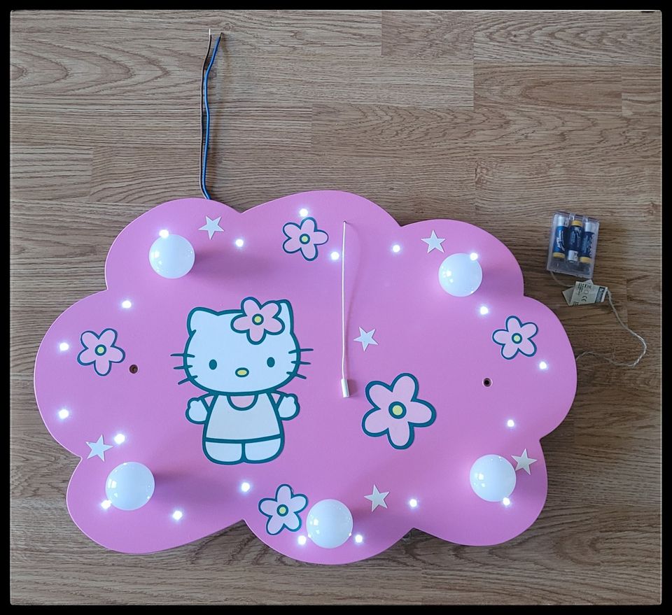 Hello Kitty, Decken / Wandlampe, 5x Glühlampen + LED Beleuchtung in Iserlohn