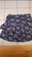 Damen Sommer Rock Mini Gr. XS Tally Weijl Blau Lila Weiß Blumen Bayern - Willmering Vorschau