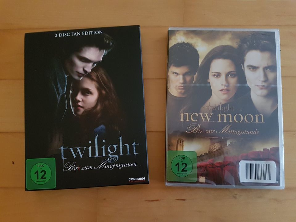 DVD TWILIGHT Biss zum Morgengrauen und Mittagsstunde new moon in Karlshuld