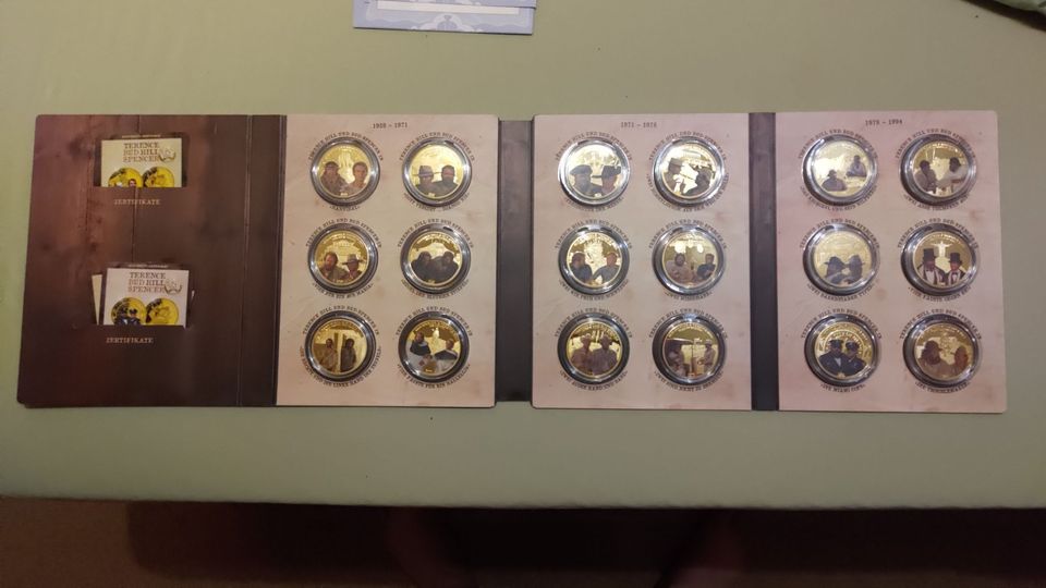 Verkaufe Bud Spencer & Terence Hill Silber - Gold Münzen in Mücheln (Geiseltal)