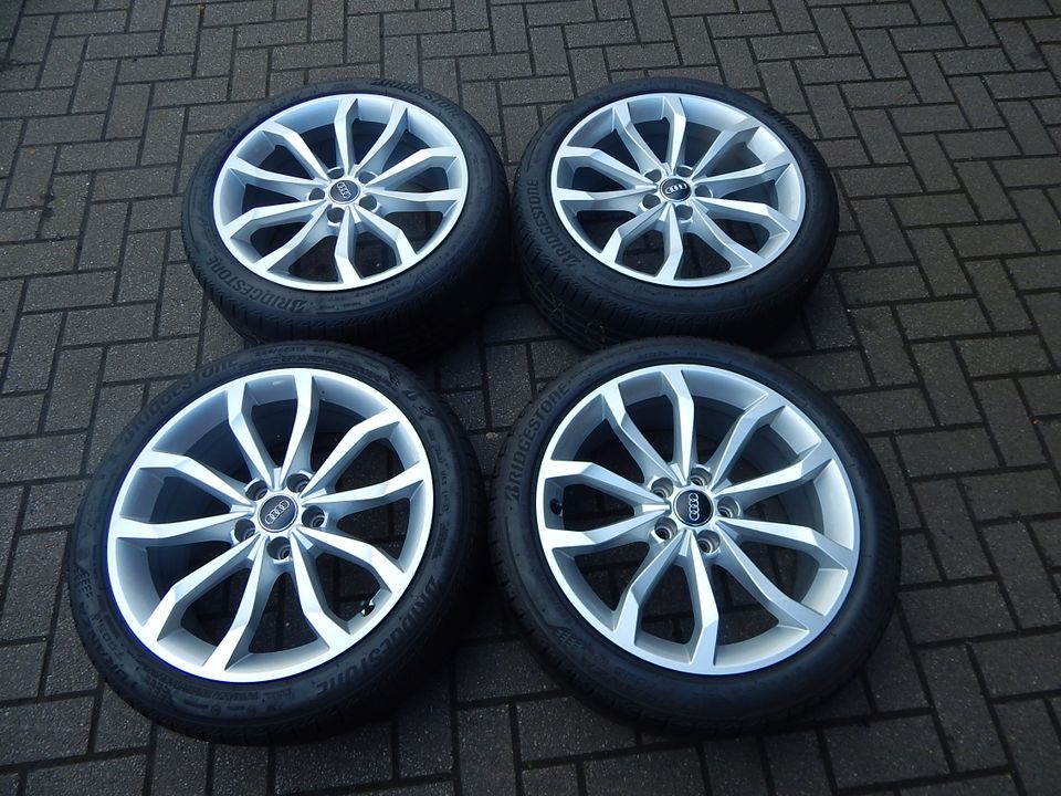 4x Alufelgen Original Audi A4 8W,B9, auf Sommerreifen 225 45 R18 in Dortmund