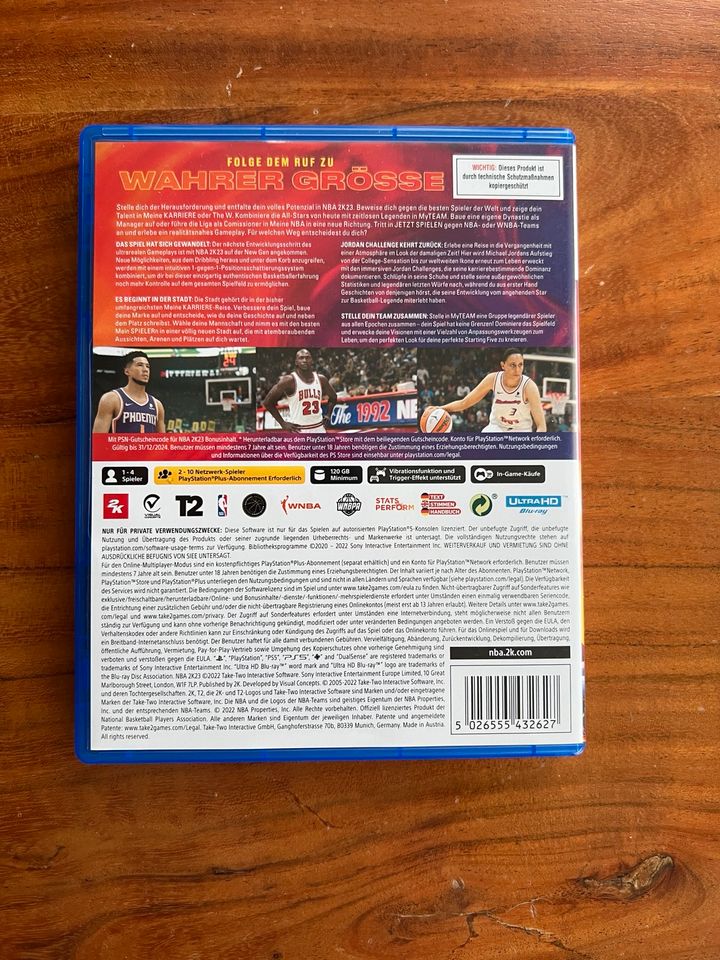 NBA 2K23 2023 PS5 Spiel wie Neu Versand gegen Aufpreis in Köln