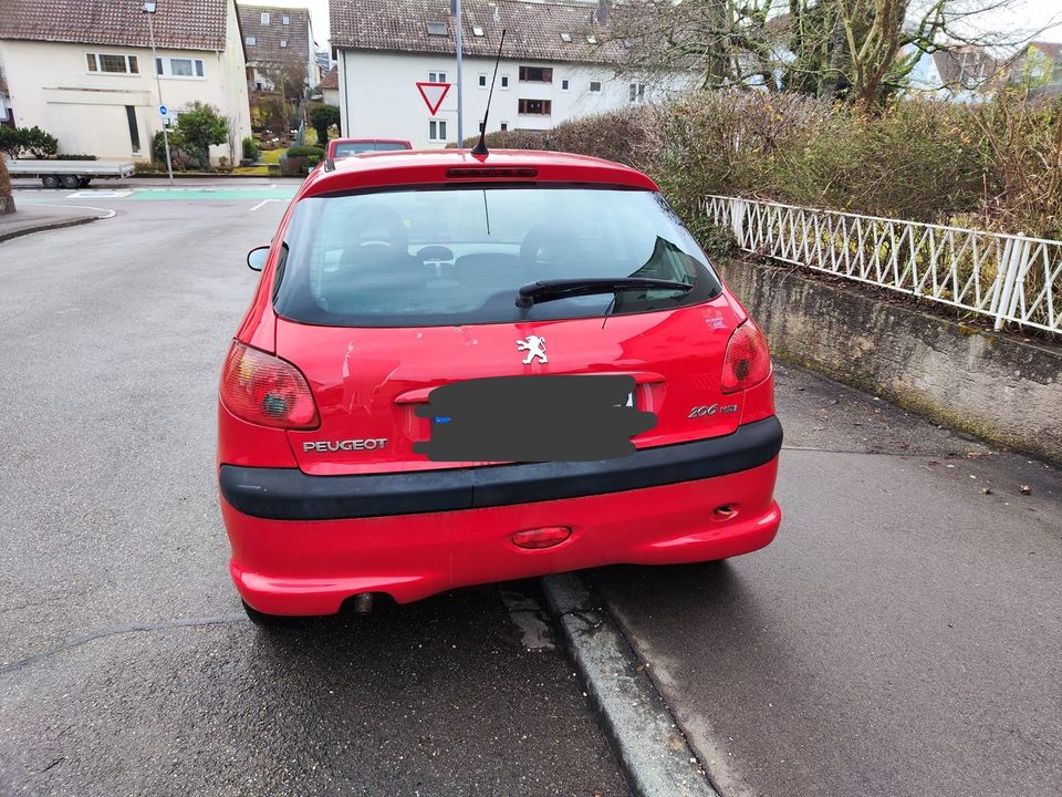 Peugeot 206 1.4hdi tuv 11.2024 in Trossingen