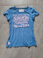 blaues T-Shirt von Superdry Gr. M Nordrhein-Westfalen - Borken Vorschau