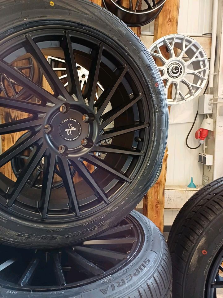 Neue 20 Zoll Alufelgen mit Sommerreifen für Audi Q7 Porsche Cayenne VW Touareg Keskin KT 17 9x20 ET 50 5x130 265/45 R20 sofort abholbereit Sommerräder Kompletträder Felgen in Lengede