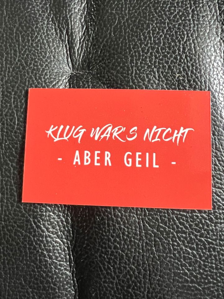 Magnet mit Spruch in Herne