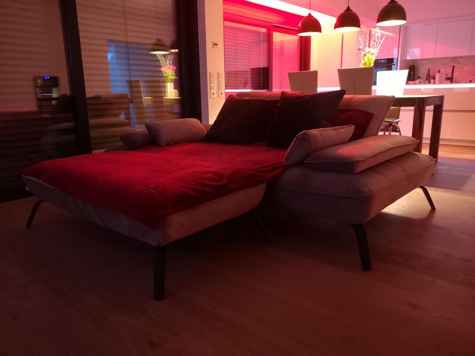 Couch Sofa Farbe Sand Dreisitzer in Kaiserslautern
