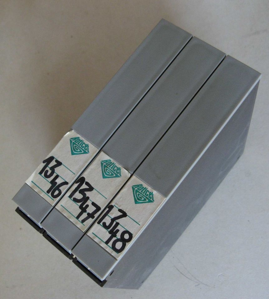 3er Kassette mit Spulen-Tonbändern 13cm in Pentling