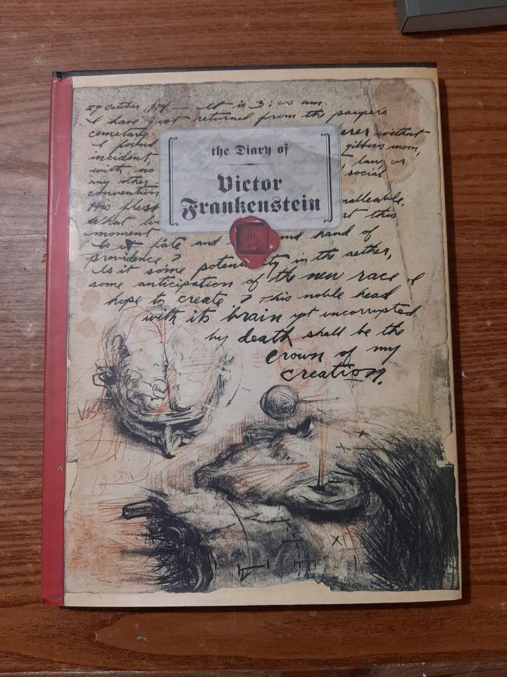 Buch Diary Of Victor Frankenstein Tagebuch Sketch Selten Englisch in Wolfsburg