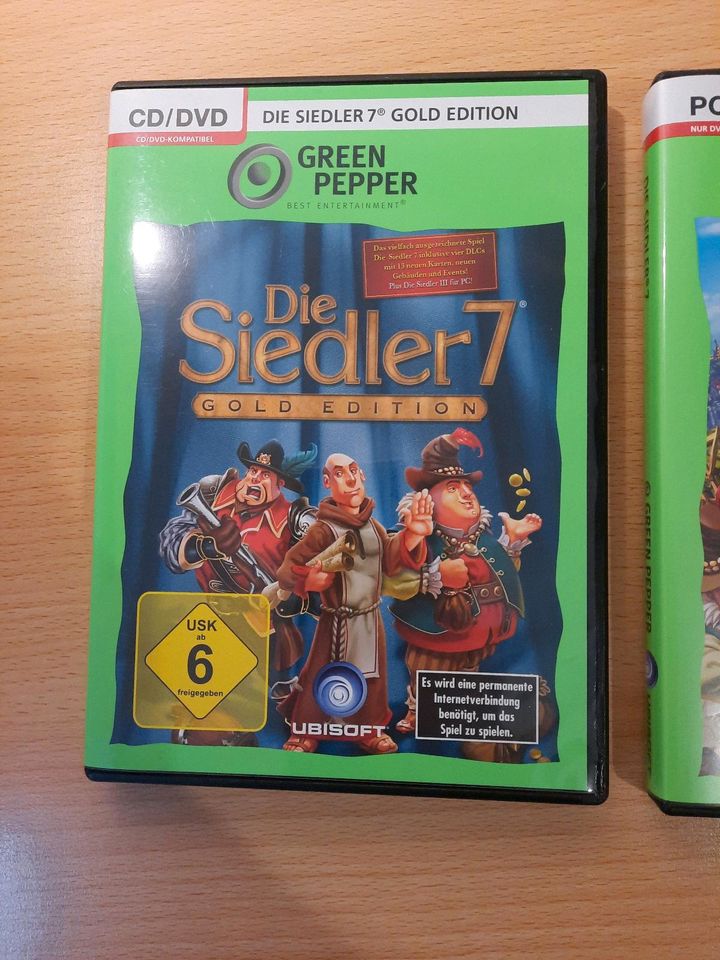 2 Spiele Siedler 7, CD DVD und PC DVD, ab 6 Jahre in Nürnberg (Mittelfr)