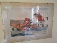 2 x Aquarell Zeichnung von Mönchberg Bayern - Mönchberg Vorschau